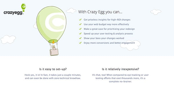 Crazy Egg Marketing Automation Tool