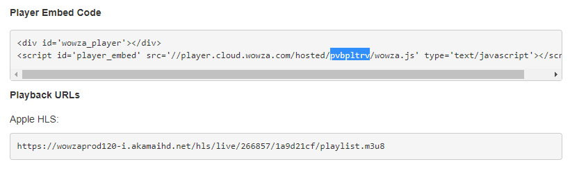 You will find the Video ID in the Player Embed Code box, right after ...